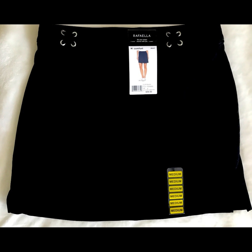 Black Skort by Rafaella  size M NWT